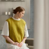 Hand-knitted Red Mohair Vest: Women's Cozy Knitwear